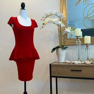 Costa Blanca - Burgundy Short Dress - Size S